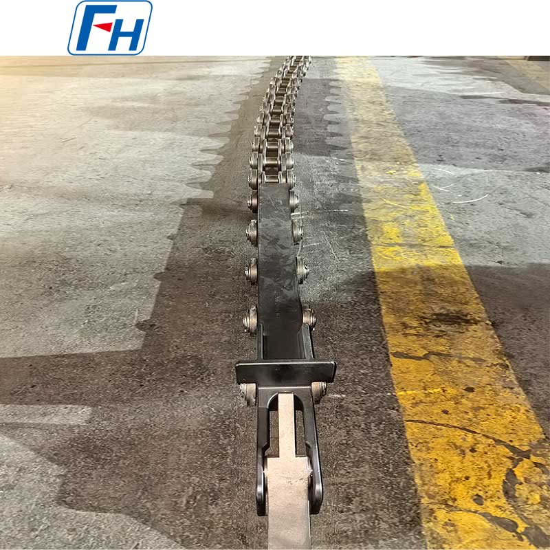 FH® tlačná hlava + sestava řetězu | Systém kontinuálního pohonu pece
