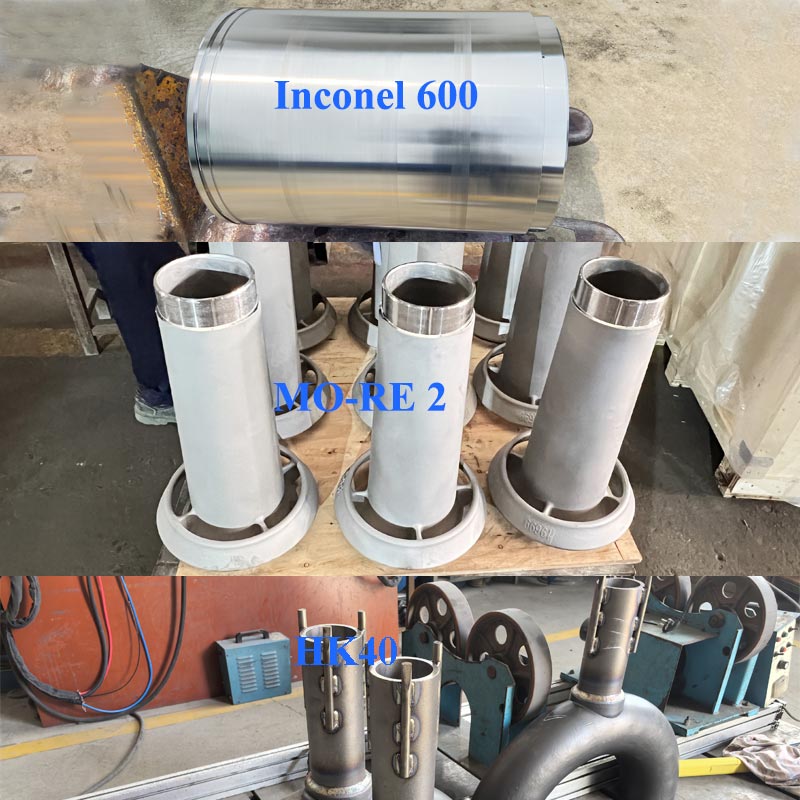Srovnání tepelně odolné slitiny MO-RE 2 vs HK40 vs Inconel 601/800 | Materiál trubky pece FH®